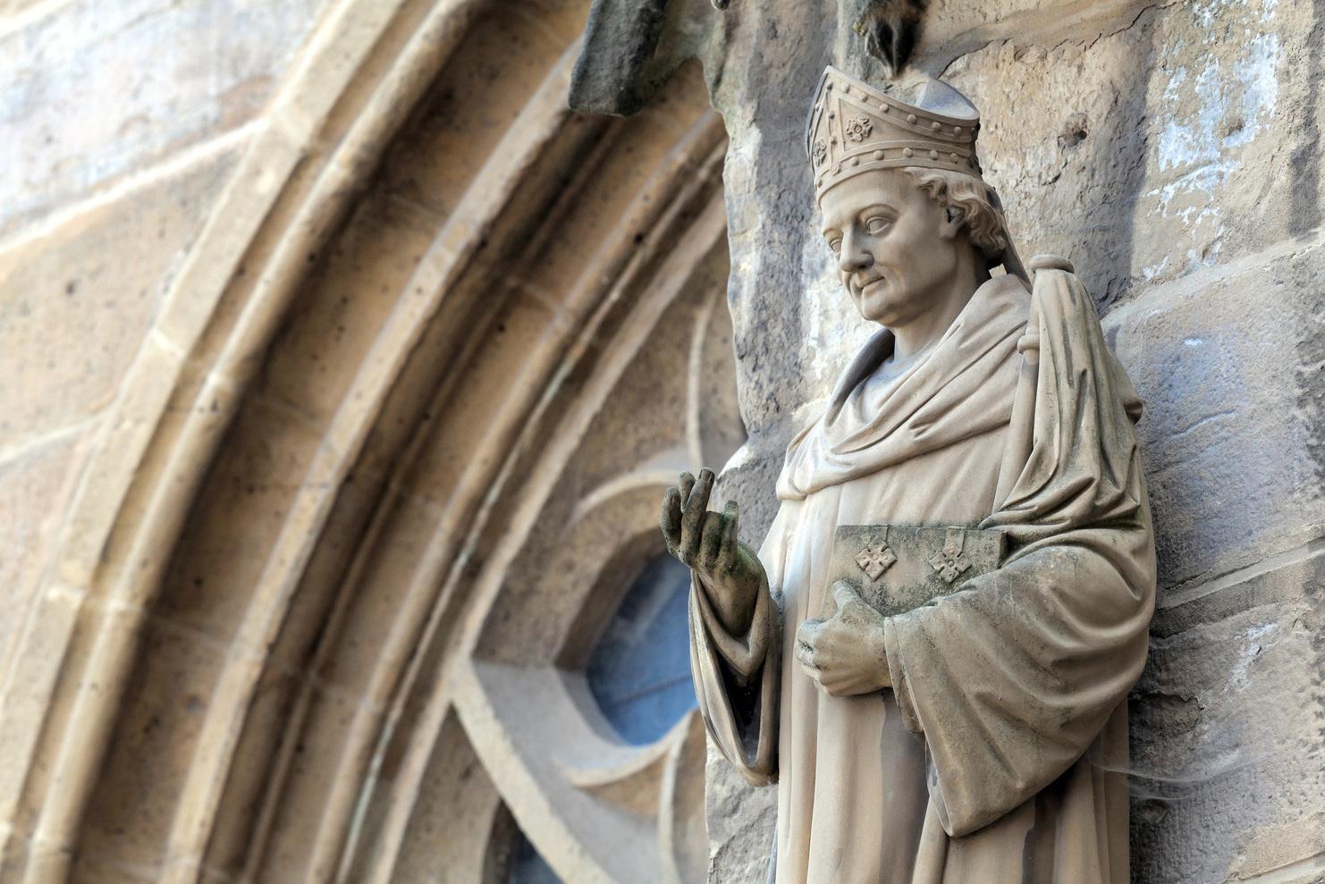 Martin von Tours, Skulputr am Erfurter Dom